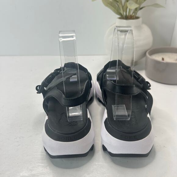 Sorel Kinetic Impact II Sling Low Sandal Black NL4697-010 Women's 7 Tried On - Picture 4 of 9